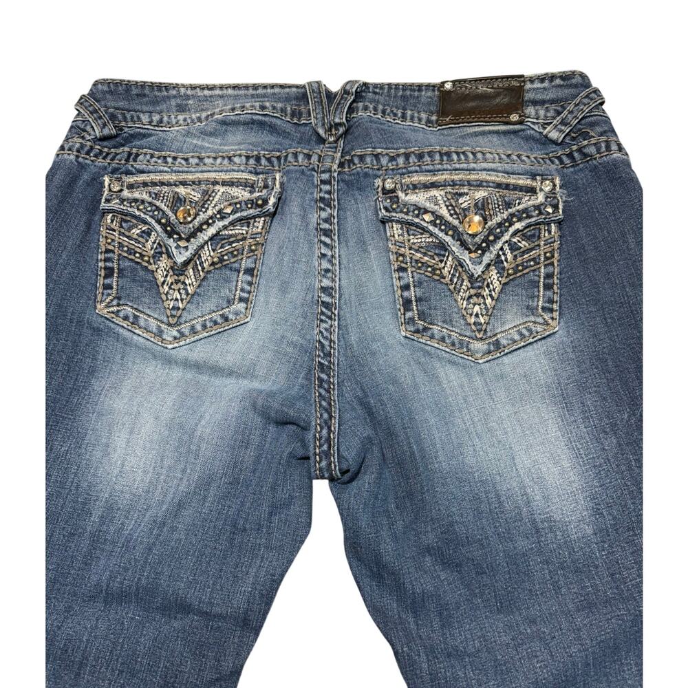 Vigoss The New York Capri Jeans Women’s Size 18 Rhinestone - Picture 4 of 11